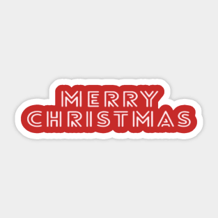 Merry Christmas Sticker